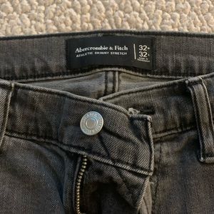 Abercrombie and Fitch dark grey jeans